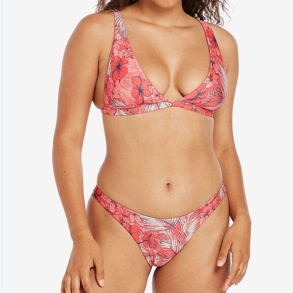 NWT Volcom Women's Sea U Soon Vneck Two Piece Bikini - Picture 6 of 8